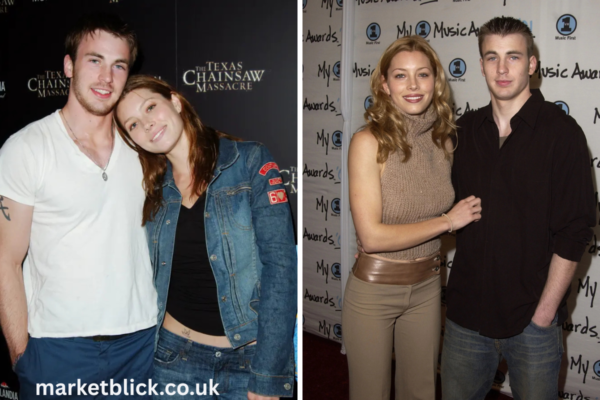 chris evans dating history